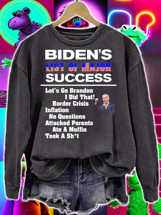 Why Joe Biden Sucks (In A Nutshell) Political Humor T-Shirt t-shirt