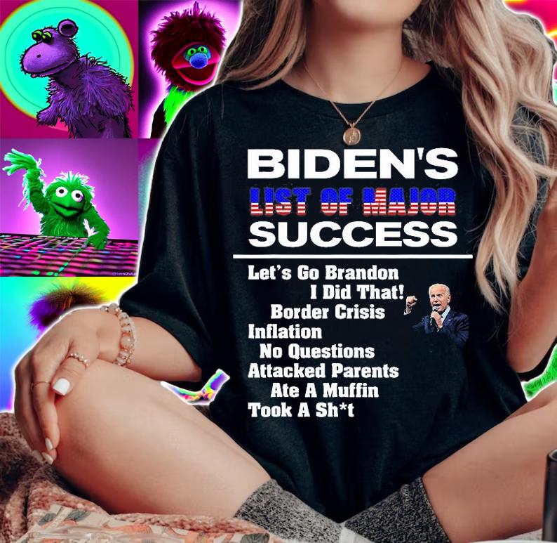 Why Joe Biden Sucks (In A Nutshell) Political Humor T-Shirt t-shirt