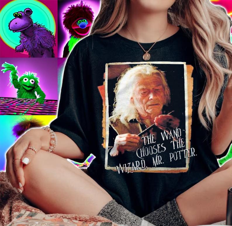 Harry potter ollivander hogwarts school shirt t-shirt woman shirt
