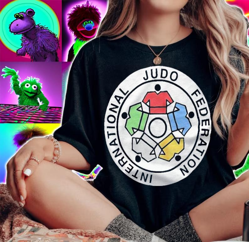 Judo Federation International logo T-shirt t-shirt woman shirt