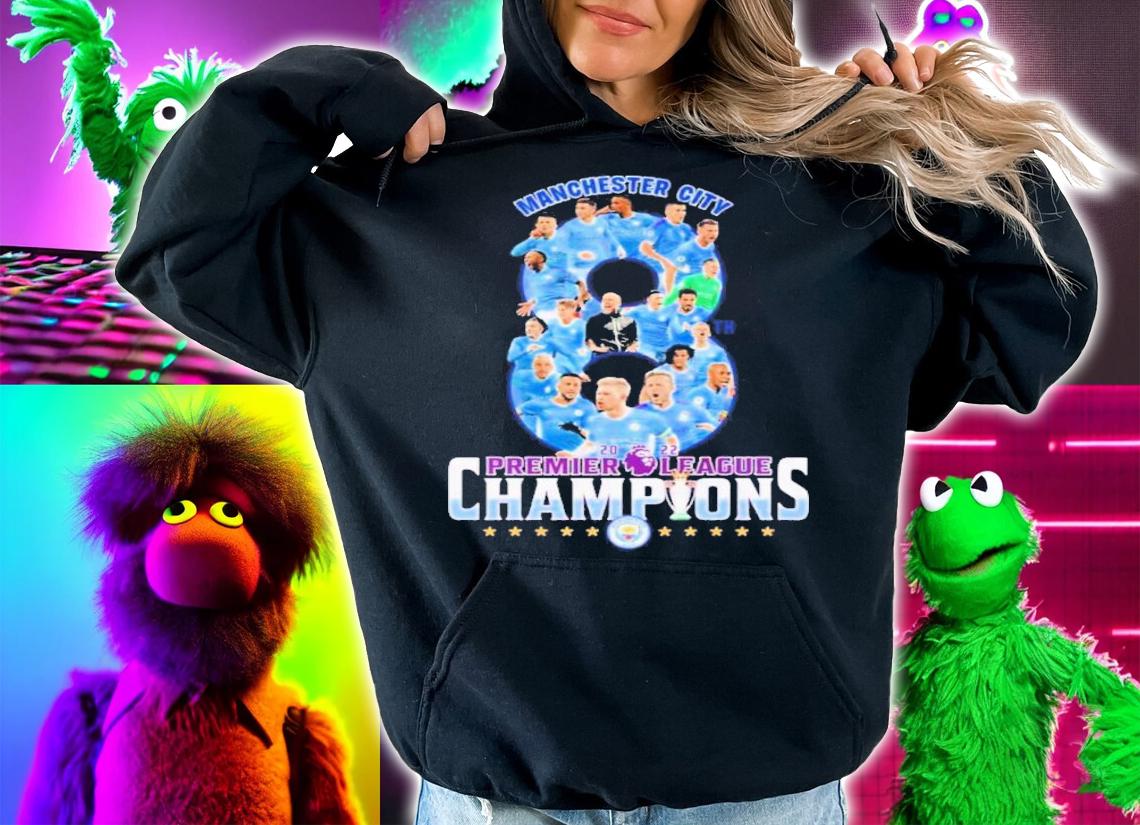 Manchester City Premier League Champions 2022 Shirt t-shirt hoodie