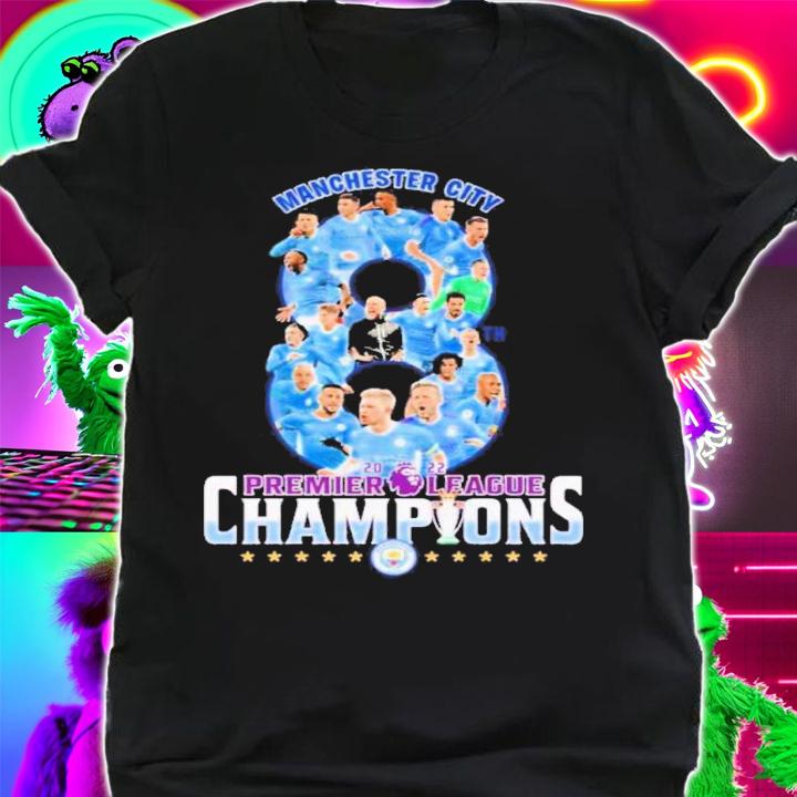 Manchester City Premier League Champions 2022 Shirt t-shirt shirt
