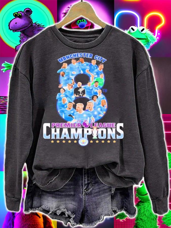 Manchester City Premier League Champions 2022 Shirt t-shirt sweatshirt