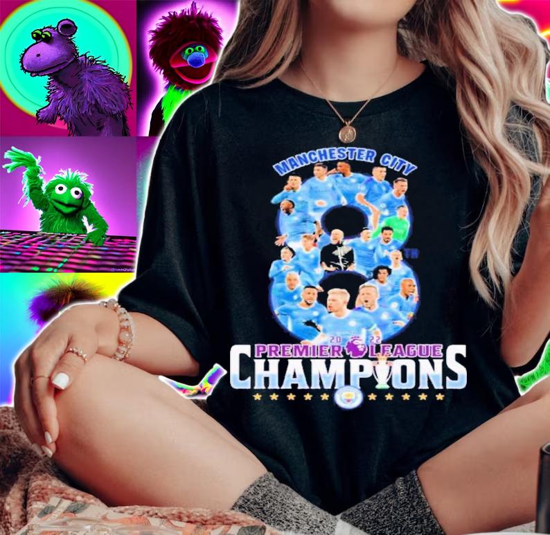 Manchester City Premier League Champions 2022 Shirt t-shirt woman shirt