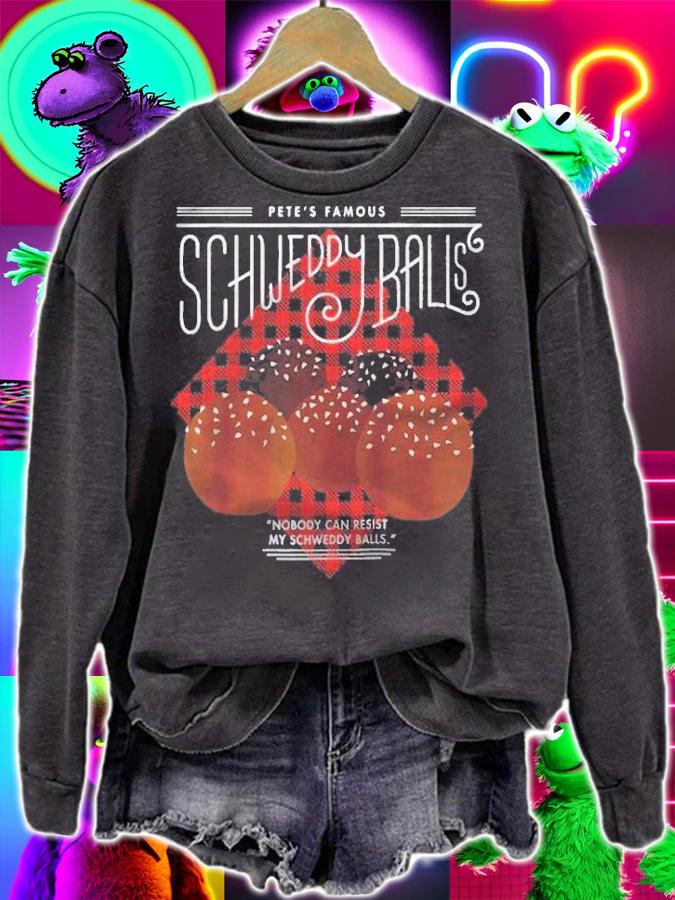 Saturday Night Live Petes Famous Schweddy Balls Raglan Baseball shirt t-shirt sweatshirt