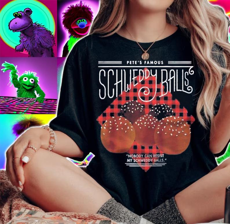 Saturday Night Live Petes Famous Schweddy Balls Raglan Baseball shirt t-shirt woman shirt