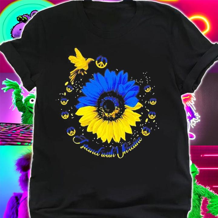 Sunflower Dove Ukraine I Stand With Ukraine Peace T-Shirt t-shirt shirt
