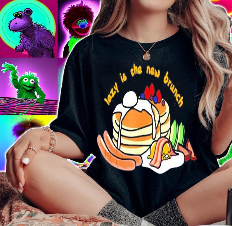 Gudetama The Lazy Egg Lazy Is The New Brunch T-Shirt t-shirt