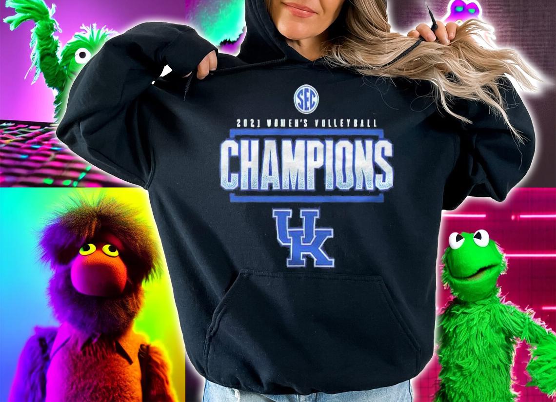 Kentucky Wildcats 2021 SEC Women's Volleyball Champions T-shirt t-shirt hoodie