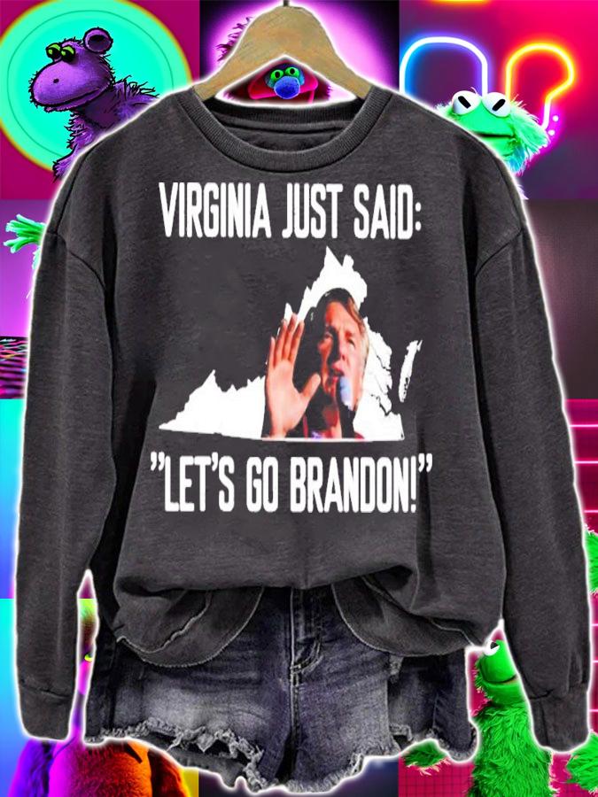 Virginia Just Said Let's Go Brandon Shirt t-shirt