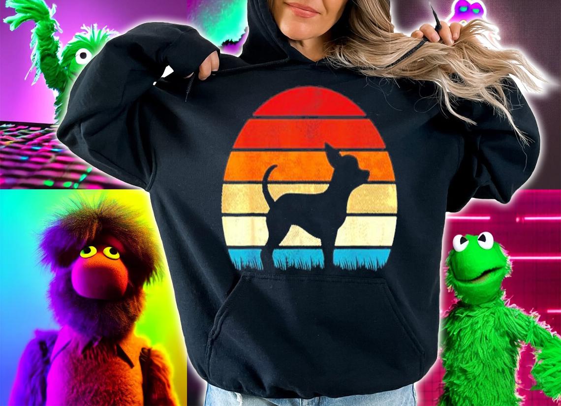 Chihuahua Dog Tee Retro Vintage Chihuahua Gift T-Shirt t-shirt hoodie
