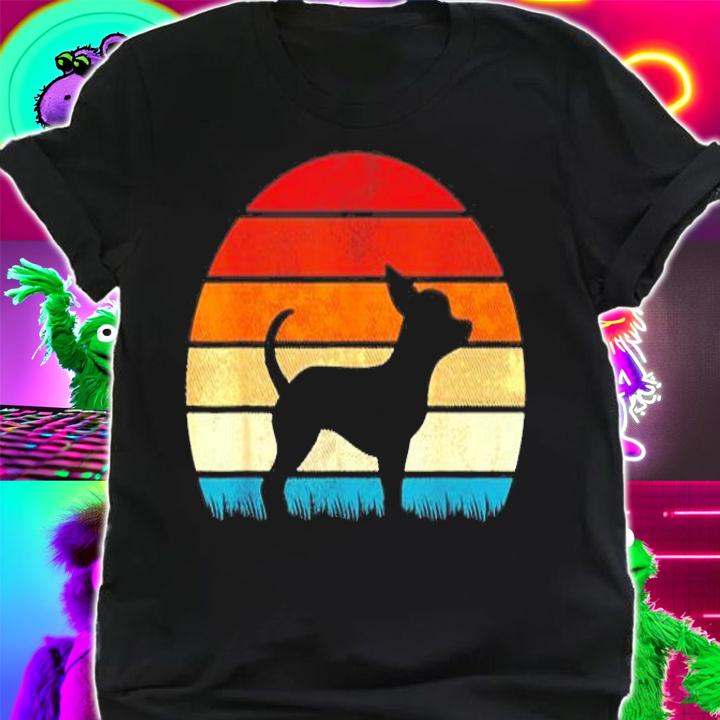 Chihuahua Dog Tee Retro Vintage Chihuahua Gift T-Shirt t-shirt shirt