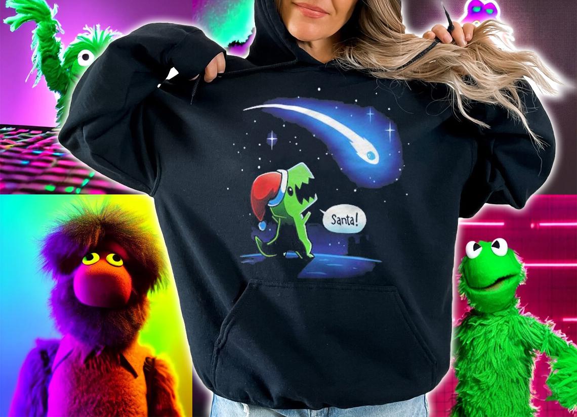 Dragon Santa Christmas shirt t-shirt hoodie