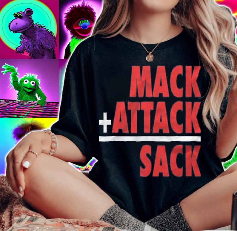 Mack Plus Attack Equals Sack Shirt t-shirt woman shirt