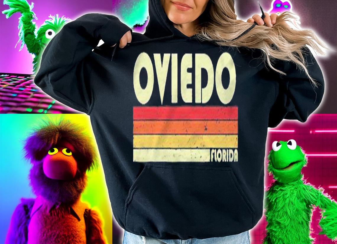 Oviedo Fl Florida Funny City Home Roots Gift Retro 70S 80S Shirt t-shirt