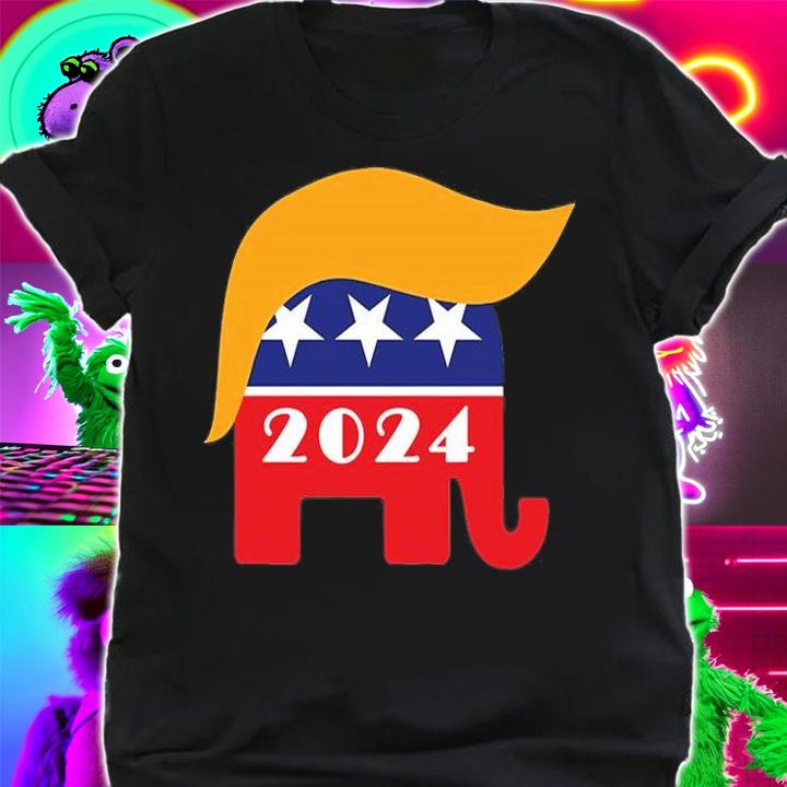 Re-Elect President Trump 2024 Republican Elephant T-Shirt t-shirt