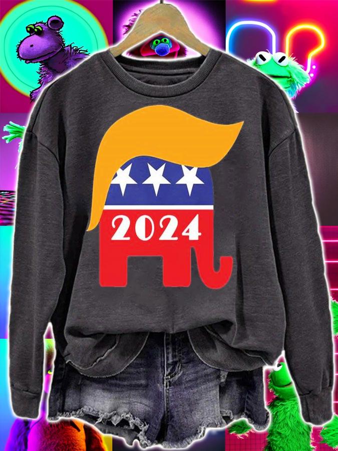 Re-Elect President Trump 2024 Republican Elephant T-Shirt t-shirt
