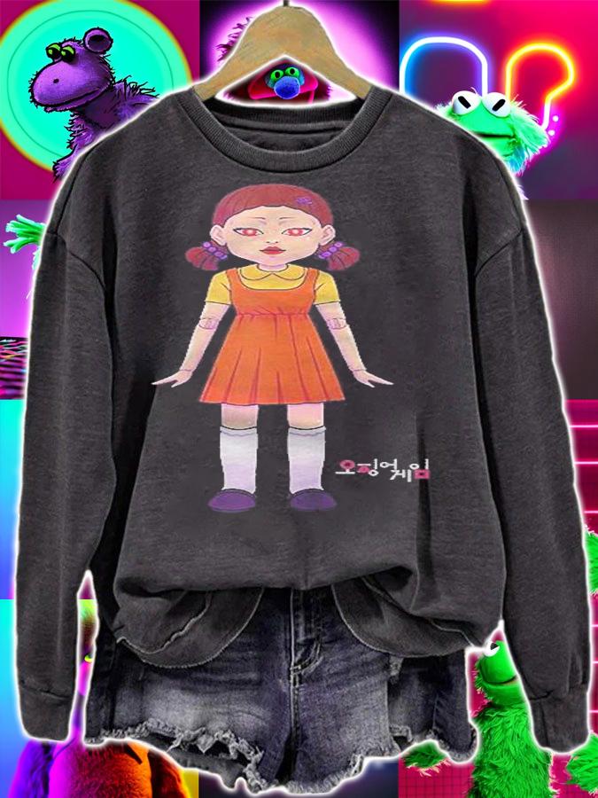 Squid Game Doll Logo Shirt t-shirt sweatshirt