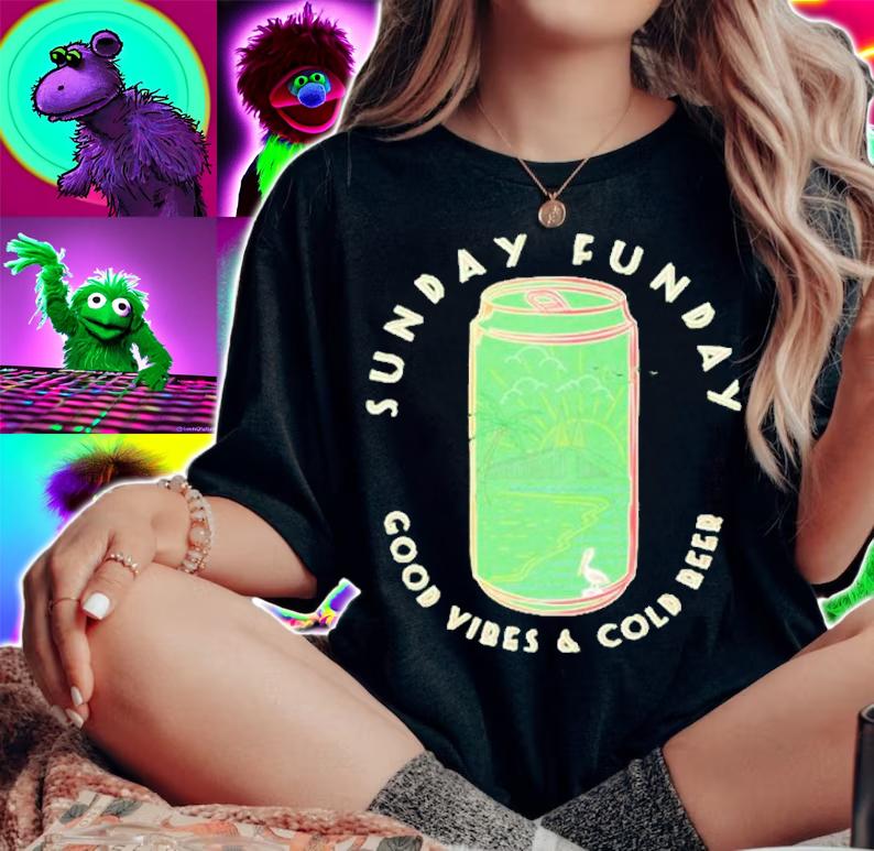 Sunday Funday Good Vibes And Cold Beer Shirt t-shirt woman shirt