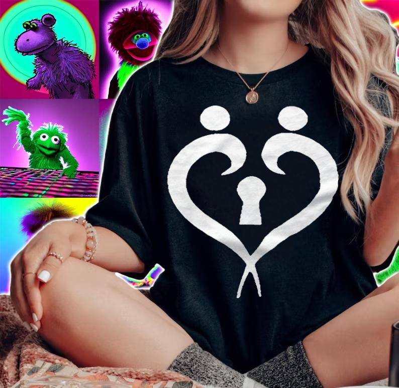 Colby Brock protect your heart pigment logo T-shirt