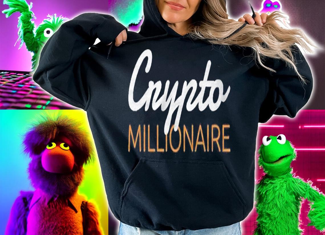 Crypto Millionaire Cryptocurrency Digital Investor Bitcoin Shirt hoodie
