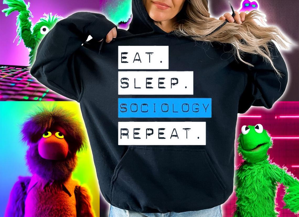 Eat Sleep Sociology Repeat T-Shirt