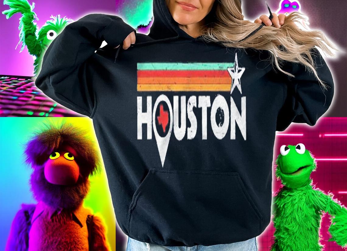 Houston Texas Strong Vintage Stripes Cool Gift Shirt hoodie
