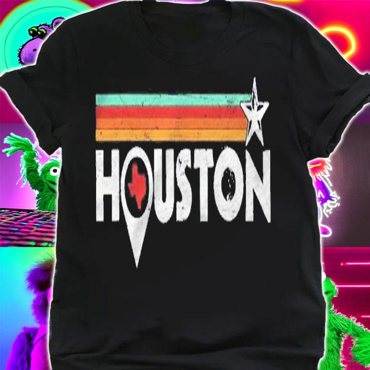 Houston Texas Strong Vintage Stripes Cool Gift Shirt shirt