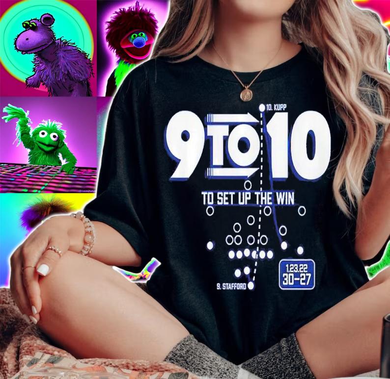 Matthew Stafford And Cooper Kupp 9 To 10 Shirt woman shirt