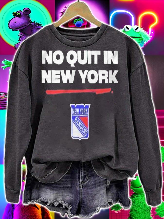 No quit in New York Rangers 2021 T-shirt