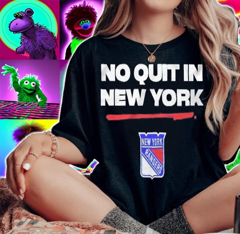 No quit in New York Rangers 2021 T-shirt