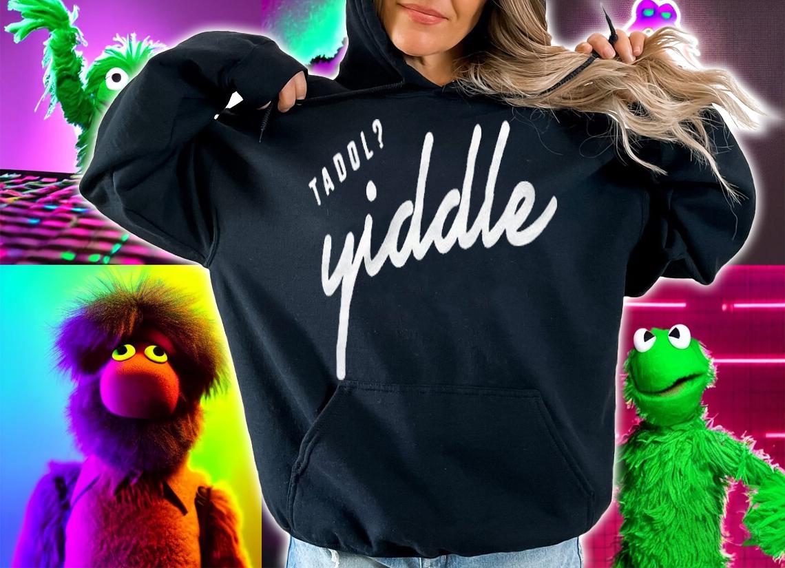 Taddl yiddle logo T-shirt hoodie