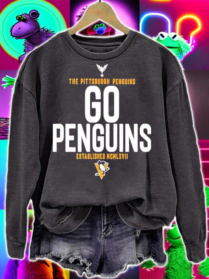 The Pittsburgh Penguins Go Penguins Established MCMLXVII Shirt sweatshirt