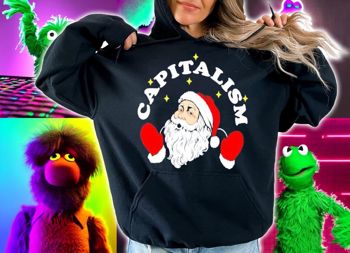 Capitalism Santa Christmas Shirt