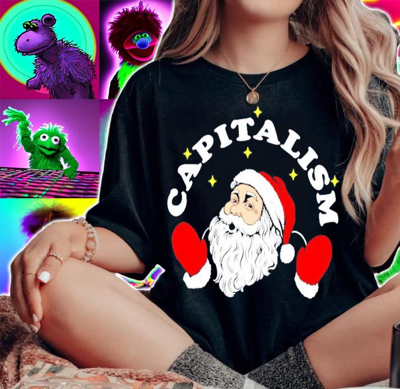 Capitalism Santa Christmas Shirt
