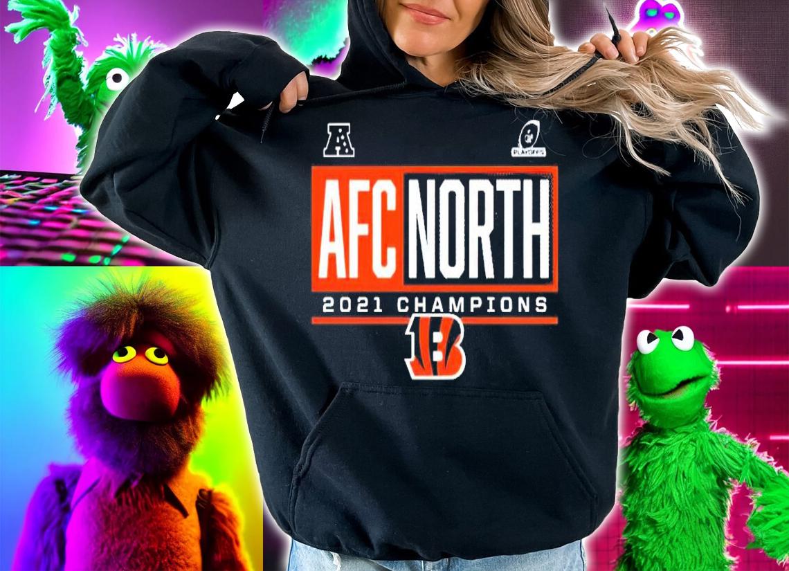 Cincinnati Bengals Playoffs AFC North 2021 Champions Shirt hoodie