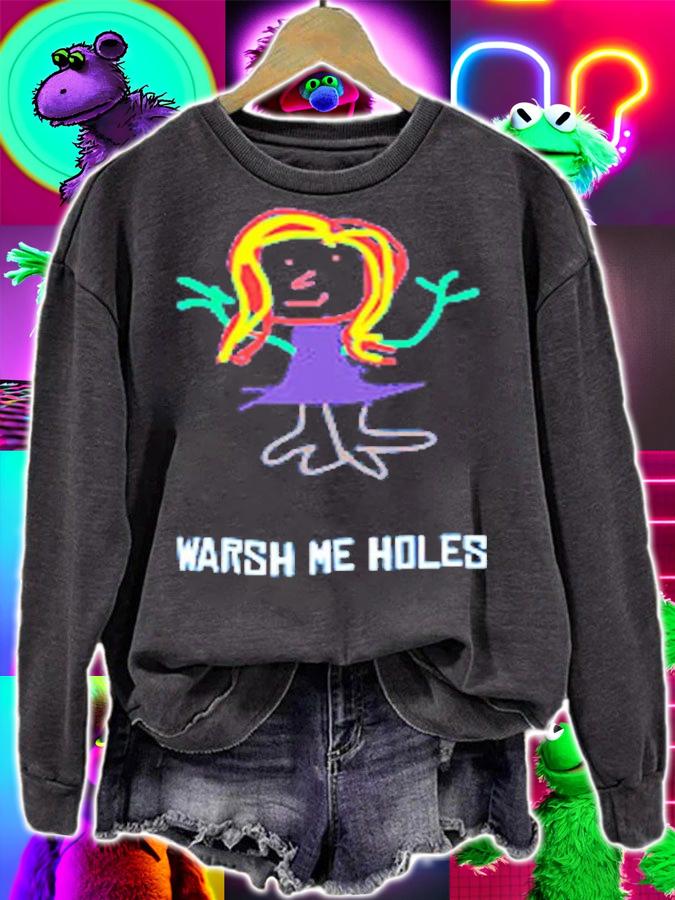 Deirdre Warsh Me Holes T-Shirt sweatshirt
