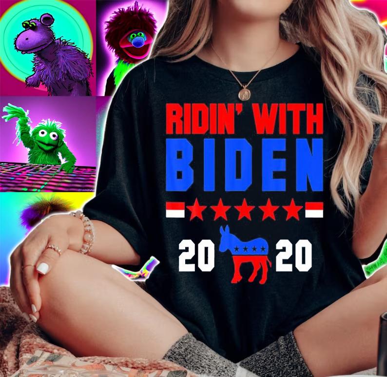 Ridin With Biden 2020 - Joe Biden T-Shirt woman shirt
