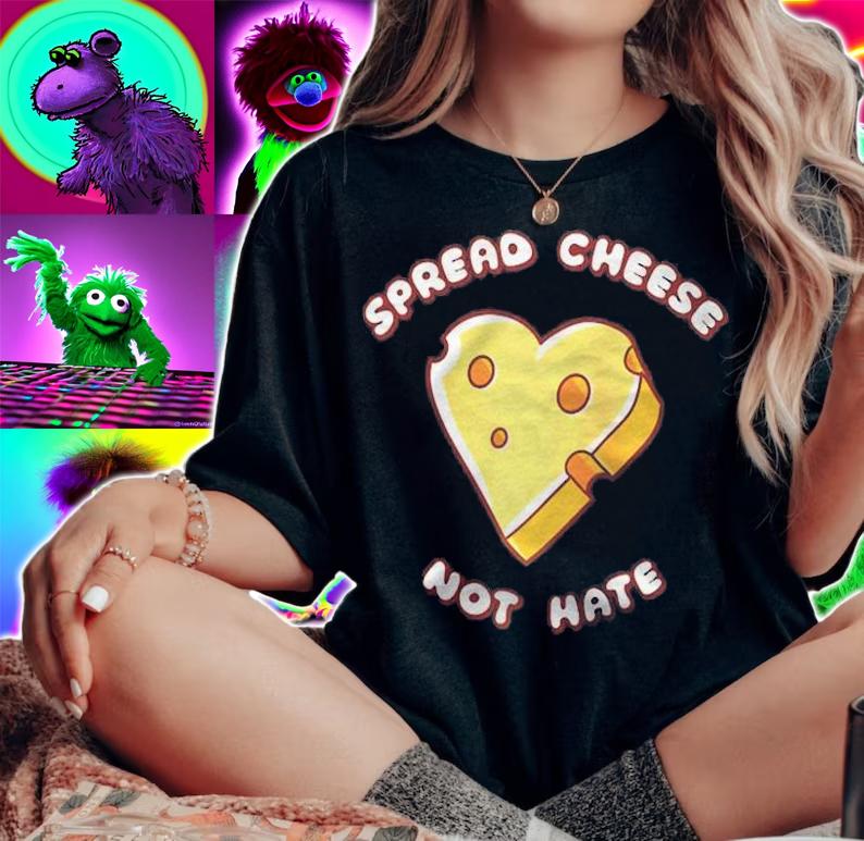 Spread Cheese Not Hate Raglan Baseball Shirt woman shirt