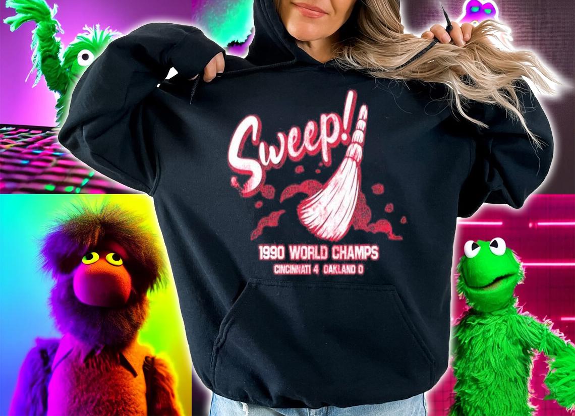 Sweep 1990 World Champs Cincinnati 4 Oakland 0 Shirt hoodie