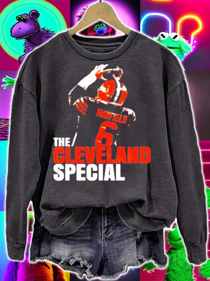 The Cleveland Special Baker Mayfield Shirt sweatshirt