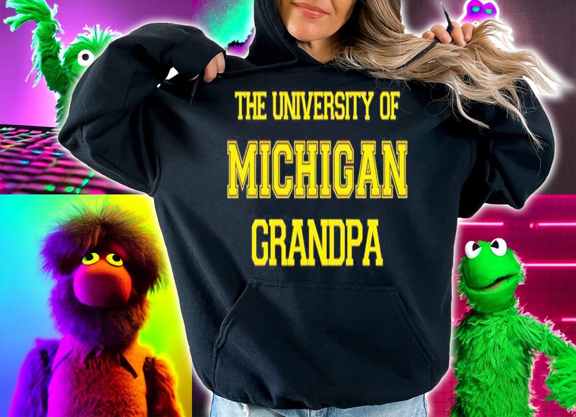 University of Michigan Grandpa T-Shirt hoodie
