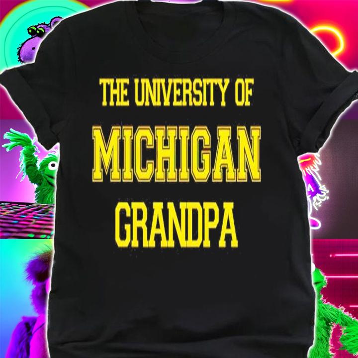 University of Michigan Grandpa T-Shirt shirt