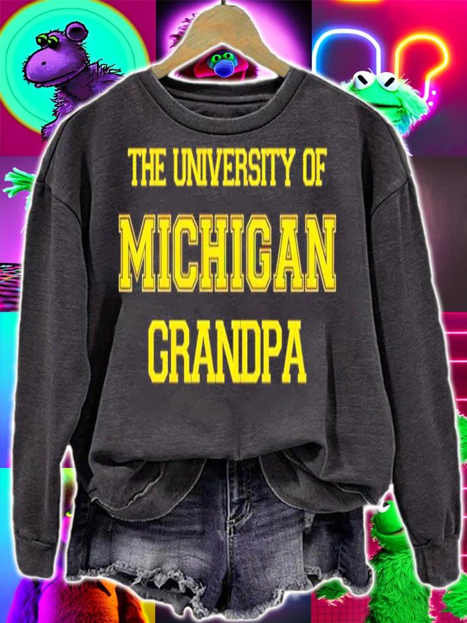University of Michigan Grandpa T-Shirt sweatshirt