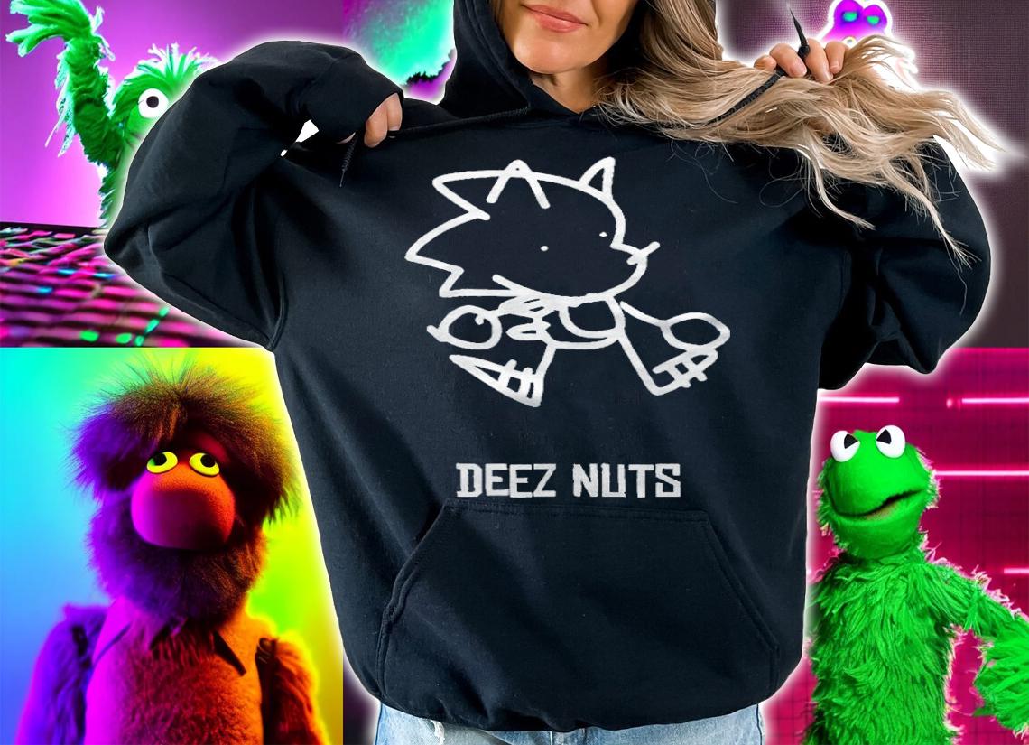 Deez nuts Sonic funny T-shirt hoodie