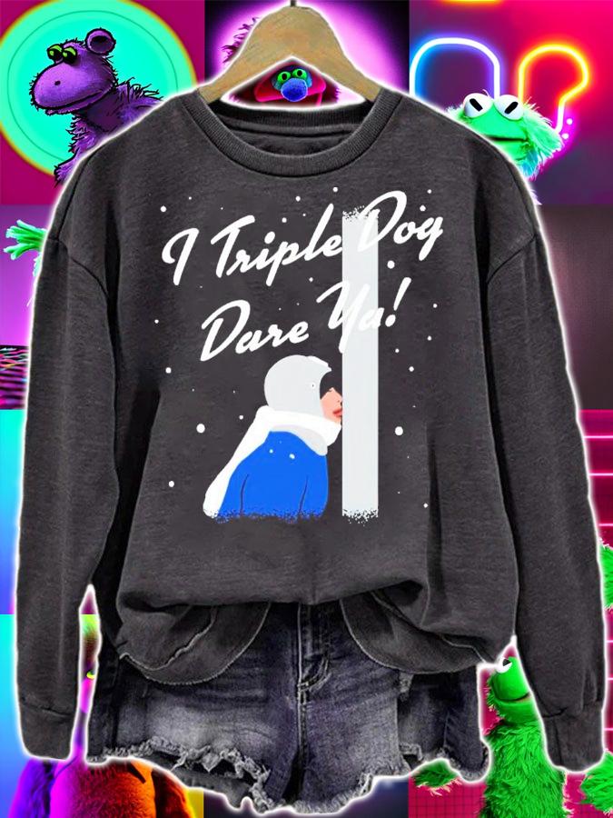 I Triple Dog Dare Ya Christmas Shirt