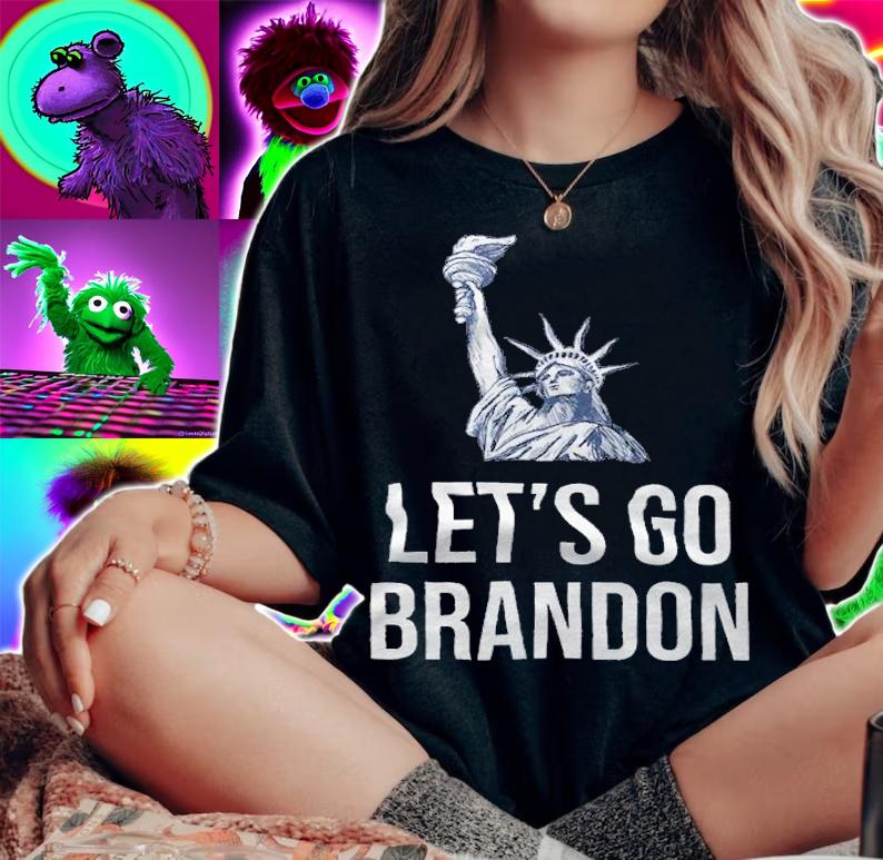 Let's Go Brandon Statue of Liberty Vintage T-Shirt woman shirt