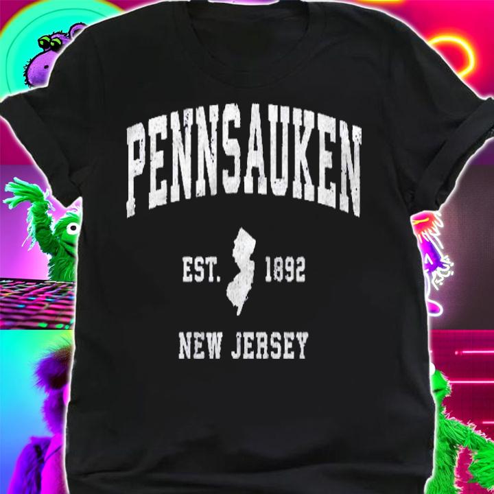 Pennsauken New Jersey Nj Vintage Design Shirt