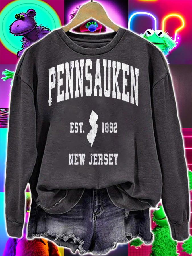 Pennsauken New Jersey Nj Vintage Design Shirt