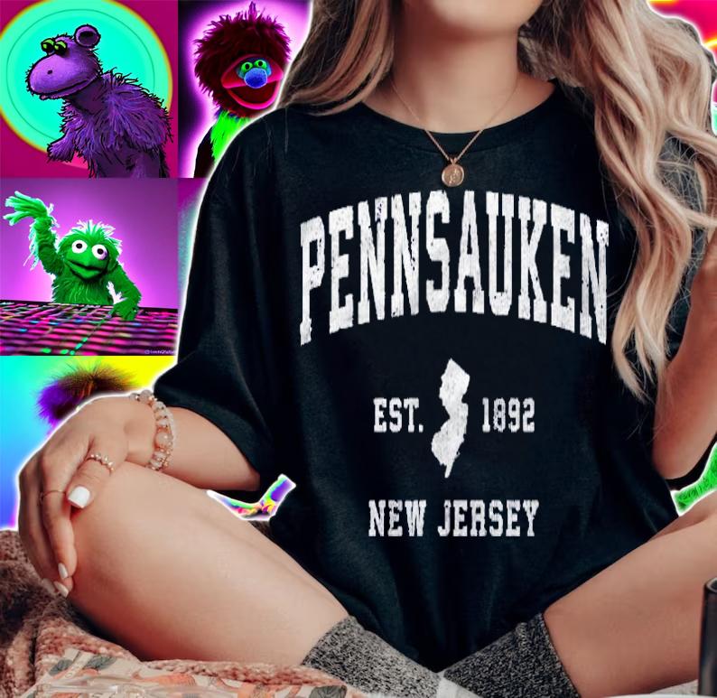 Pennsauken New Jersey Nj Vintage Design Shirt